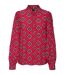 Chemise Manches Bouffantes Femme Rose Framboise Vero Moda-2