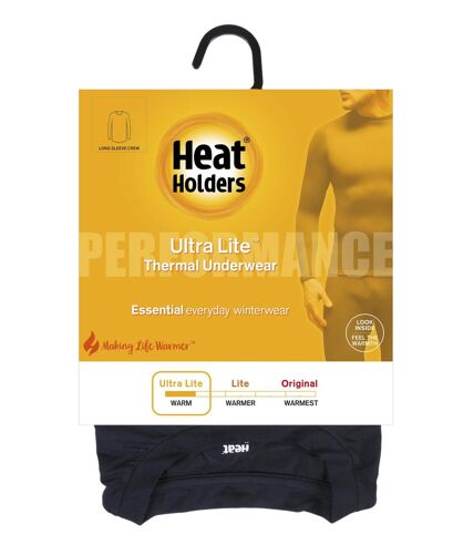 Heat Holders Mens Fleece Lined Thermal Long Sleeve Top | Ultra Lite