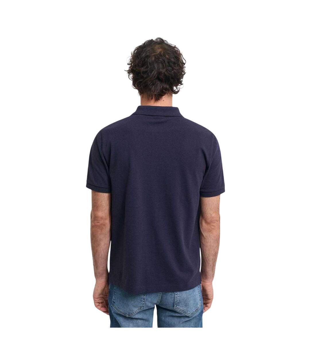 Polo Archive Shield Homme Bleu Gant-2