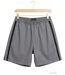 Short homme CHALLENGER 8L gris noir : le short en coton ultra-confortable spécial moisson-2