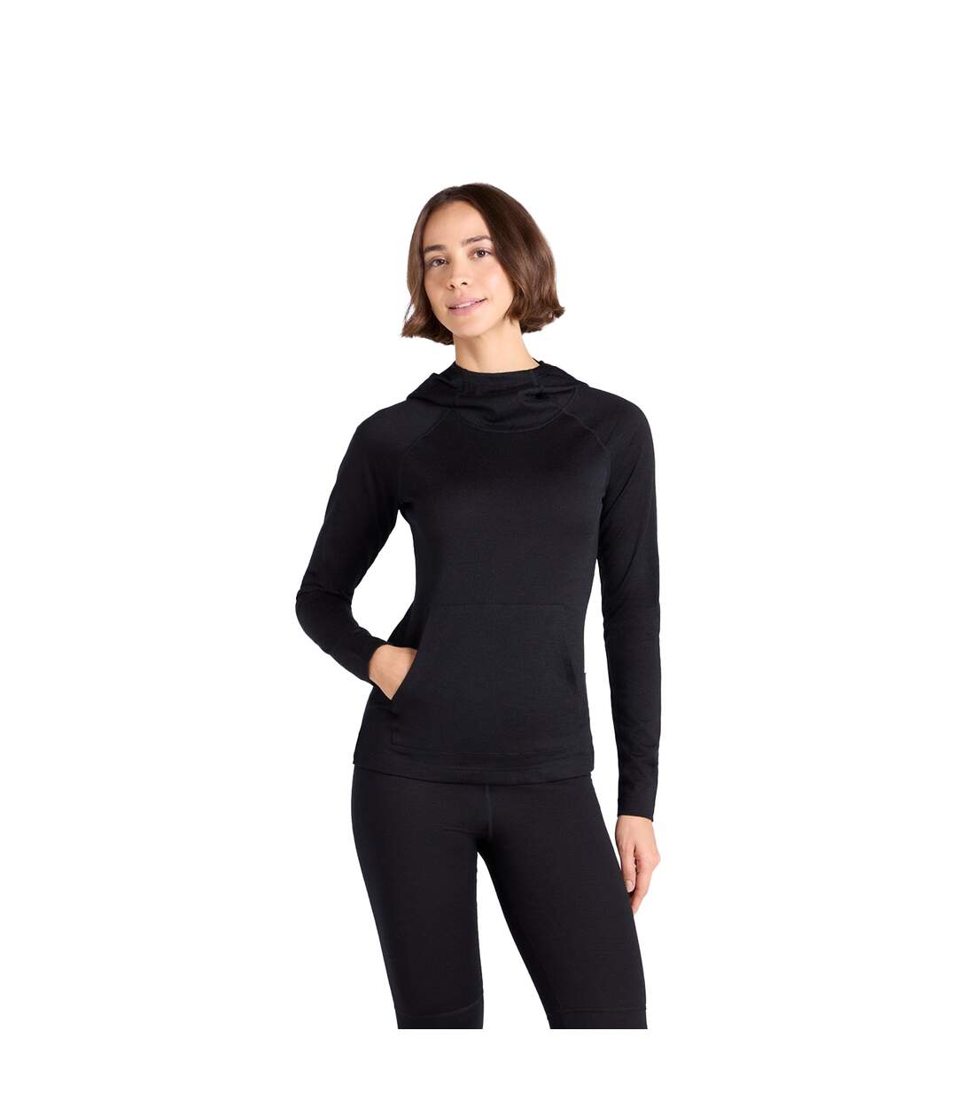 Sweat À Capuche Femme Noir Animal-1