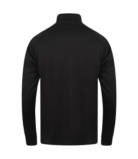 Finden & Hales Womens/Ladies Track Top (Black/White) - UTRW7820