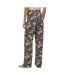 Pantalon Fluide Kaki/Rose à Motifs Femme Vero Moda Easy Joy - L