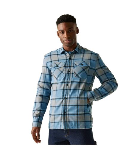 Surchemise Motif/style À Carreaux Spennith Homme Gris Bleu Regatta