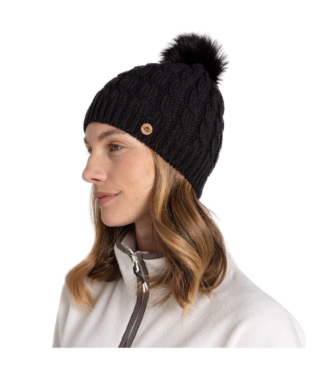 Womens/ladies niamh beanie black Craghoppers-3