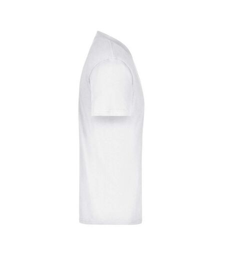 T-shirt Medium Adulte Blanc James And Nicholson