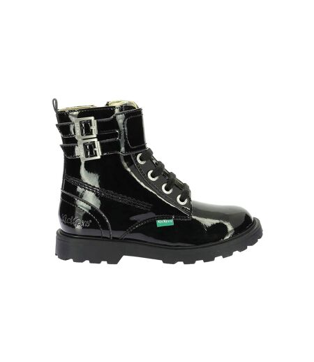 Bottines Cuir Enfant Kickers Kick Blush