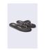 Mens Jekyl Recycled Flip Flops Dark Grey Animal-1