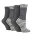 Ladies 4 Pack Wool Boot Socks | Casual Cable Knit Socks for Winter-1