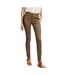 Pantalon Slim Kaki enduit Femme Morgan Palona-1