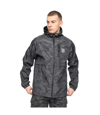 Mens janscore jacket dark grey Crosshatch