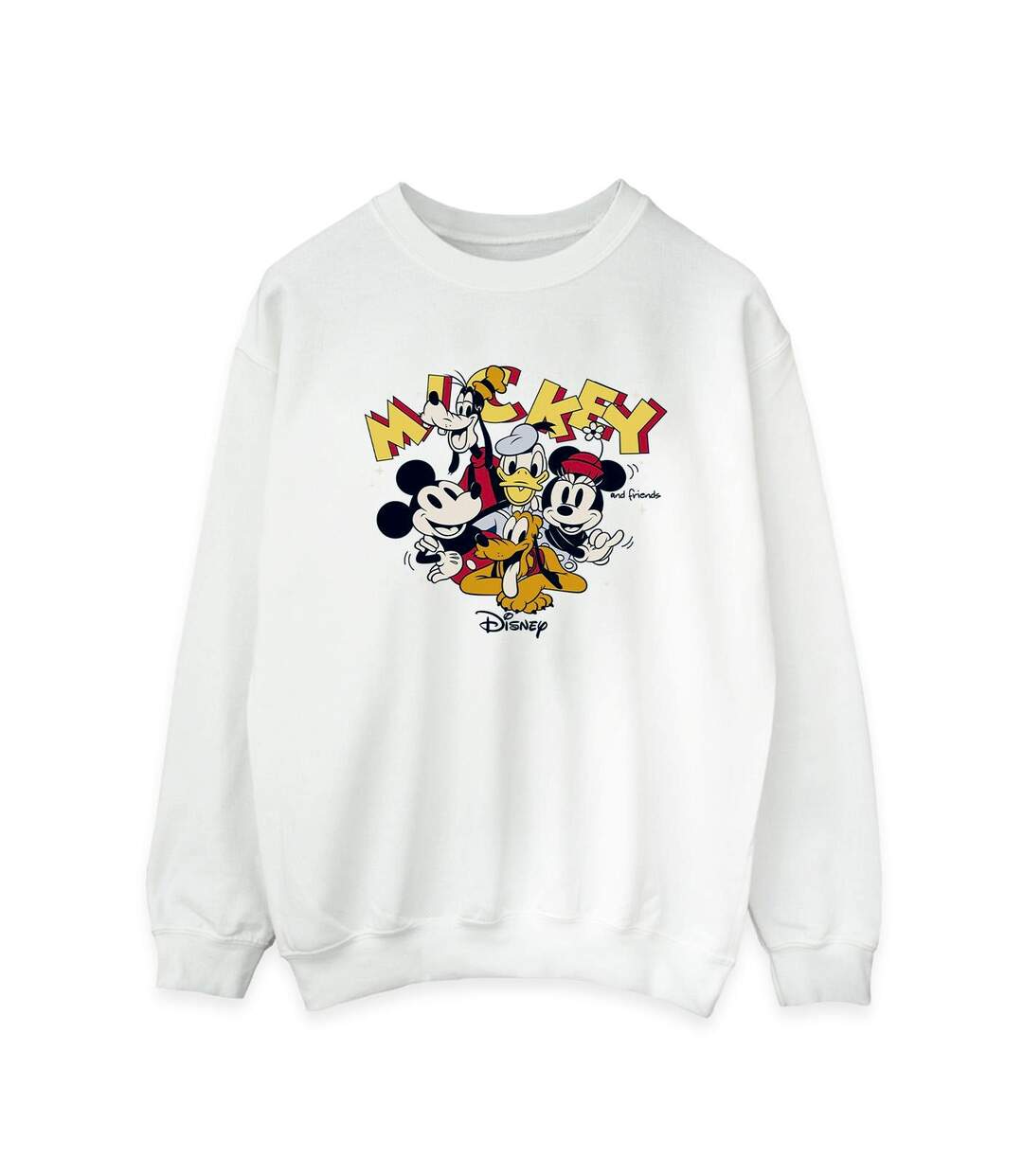Disney Sweatshirt du groupe Mickey Mouse Femmes/Dames (Blanc) - UTBI28613-1