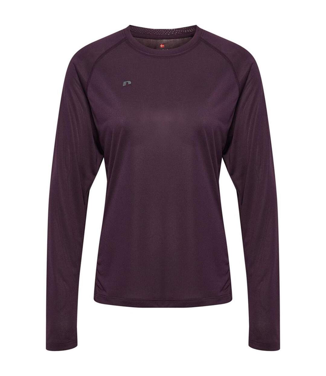 Womens/ladies Nwlbeat Fitted Long-sleeved T-shirt Plum Perfect Newline-1