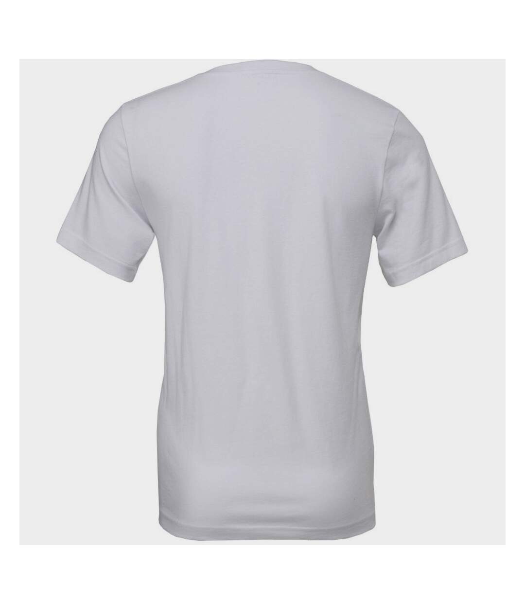 Canvas t-shirt à col v 100% coton homme blanc Bella + Canvas