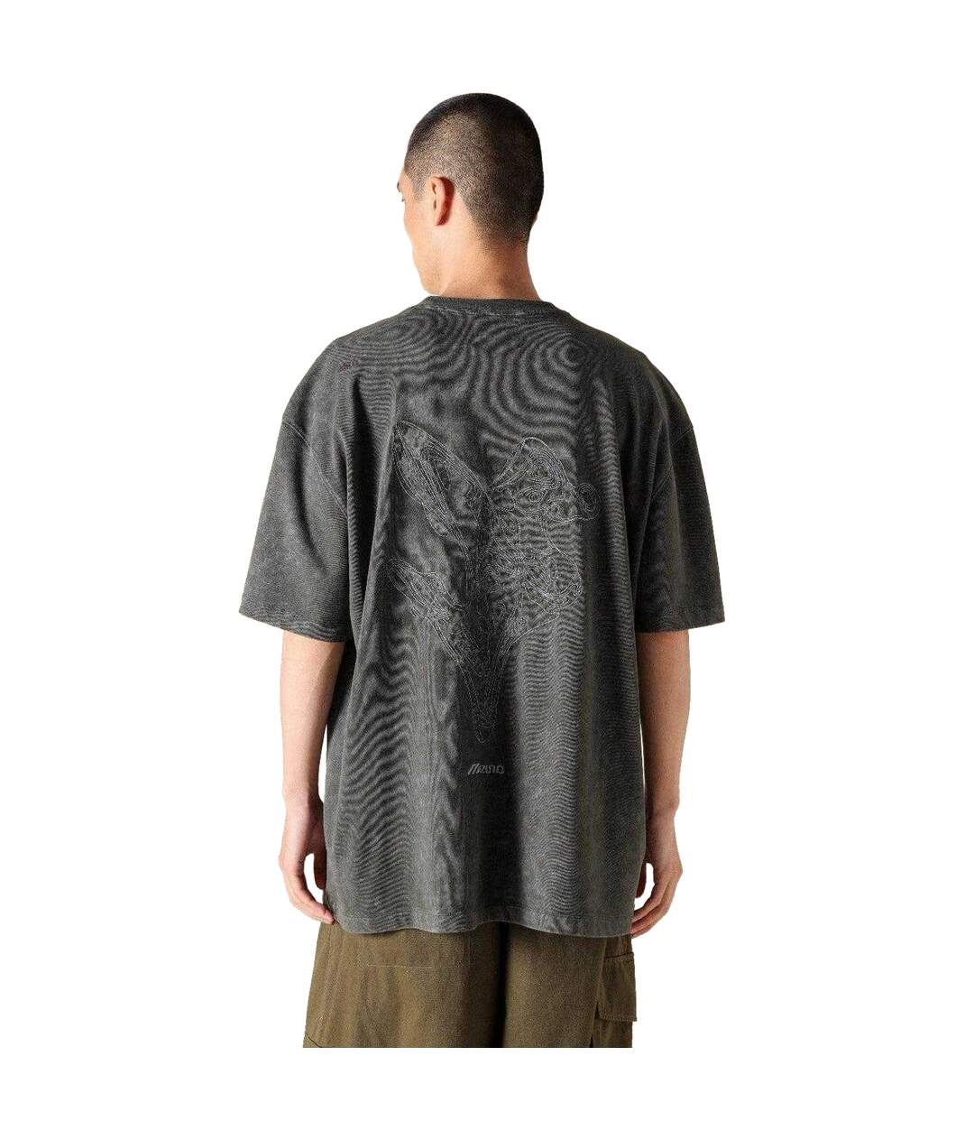 T-shirt Sportstyle Floratech Homme Gris Mizuno-3