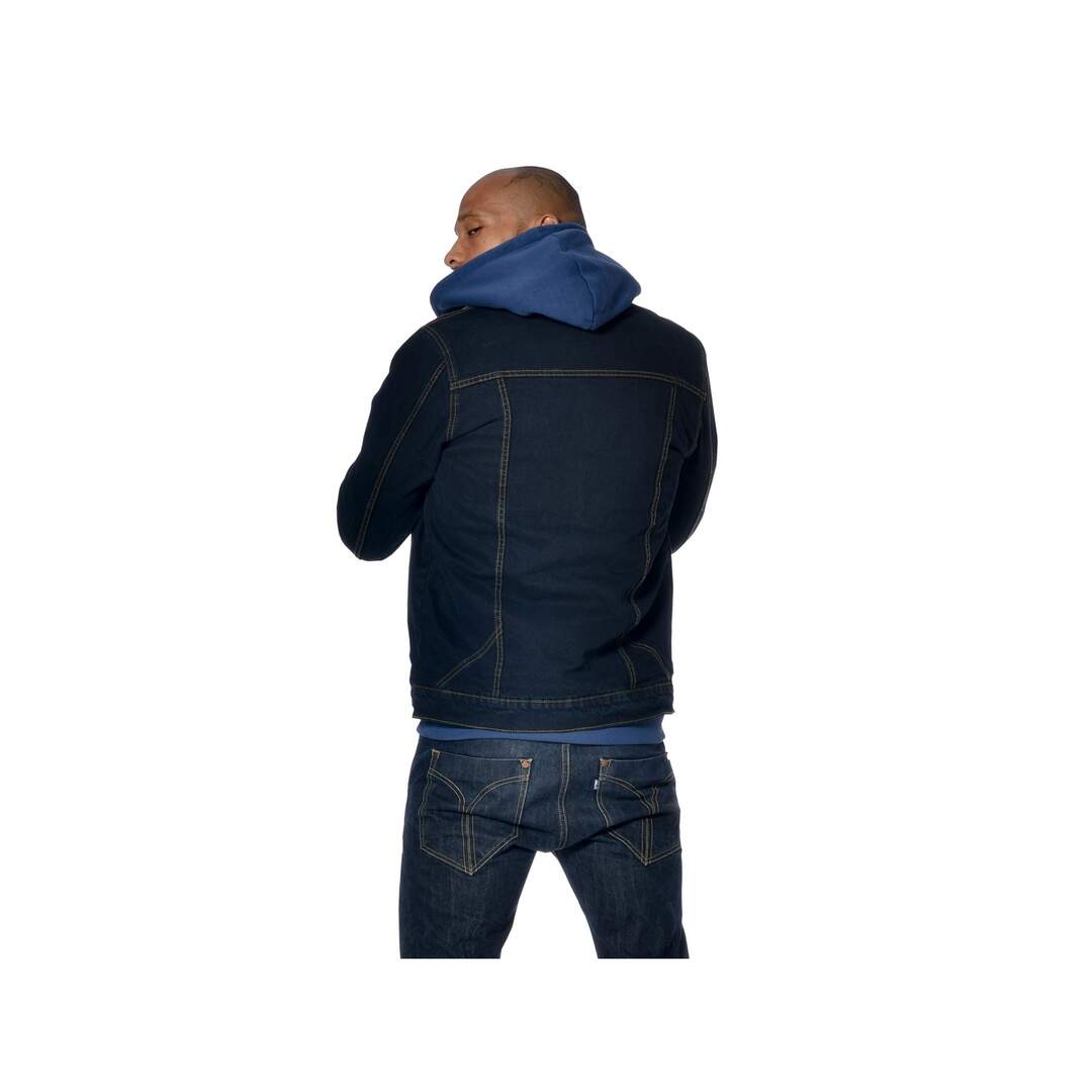 Veste homme denim doublée et col sherpa Bill Vondutch-2