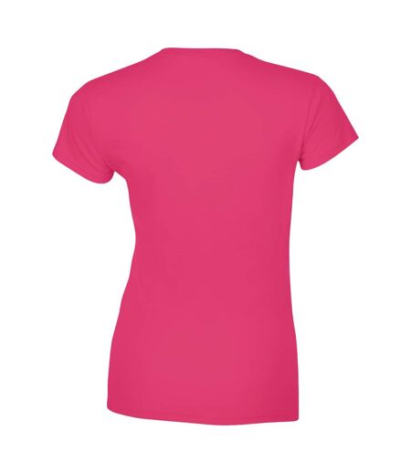 Gildan Ladies Soft Style Short Sleeve T-Shirt (Heliconia)