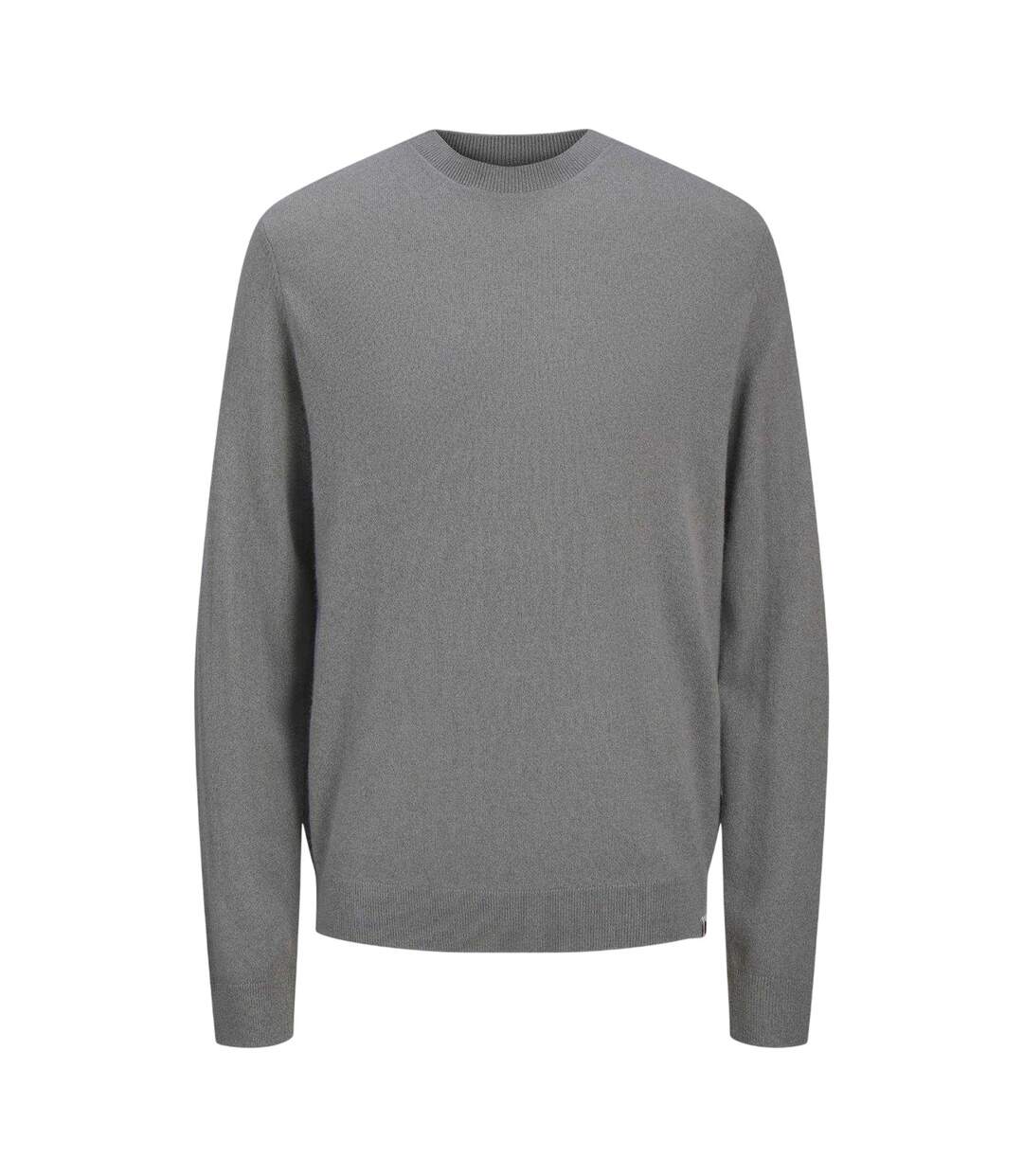 Mens Cashmere Blend Relaxed Fit Sweatshirt Grey Jack And Jones-1