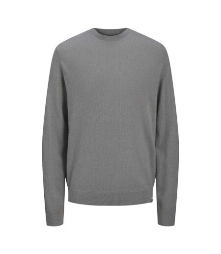 Mens Cashmere Blend Relaxed Fit Sweatshirt Grey Jack And Jones