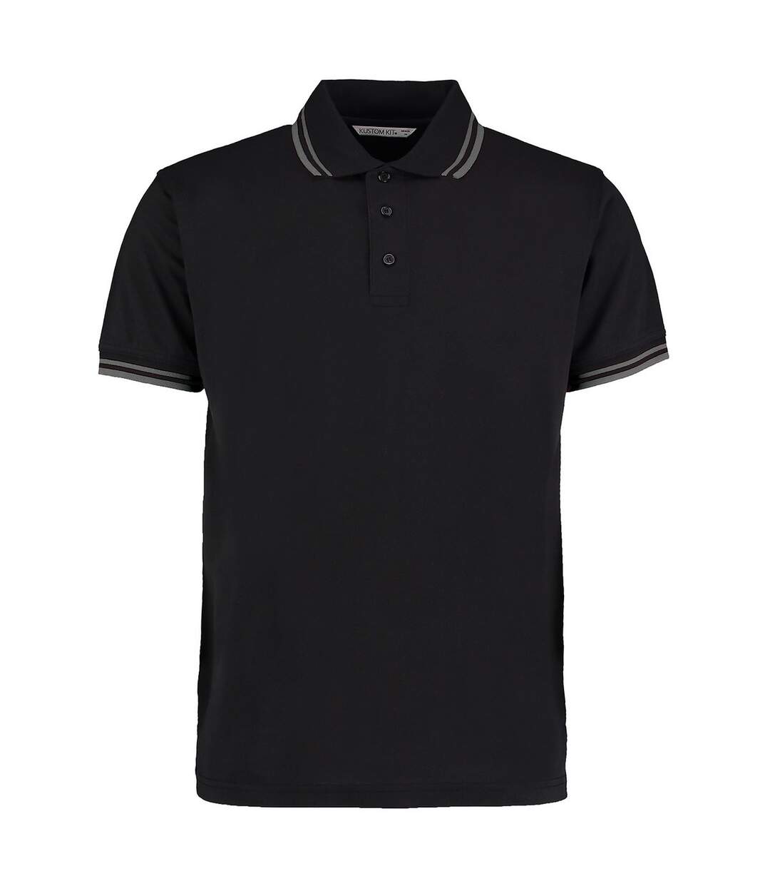 Polo homme noir / charbon Kustom Kit Kustom Kit