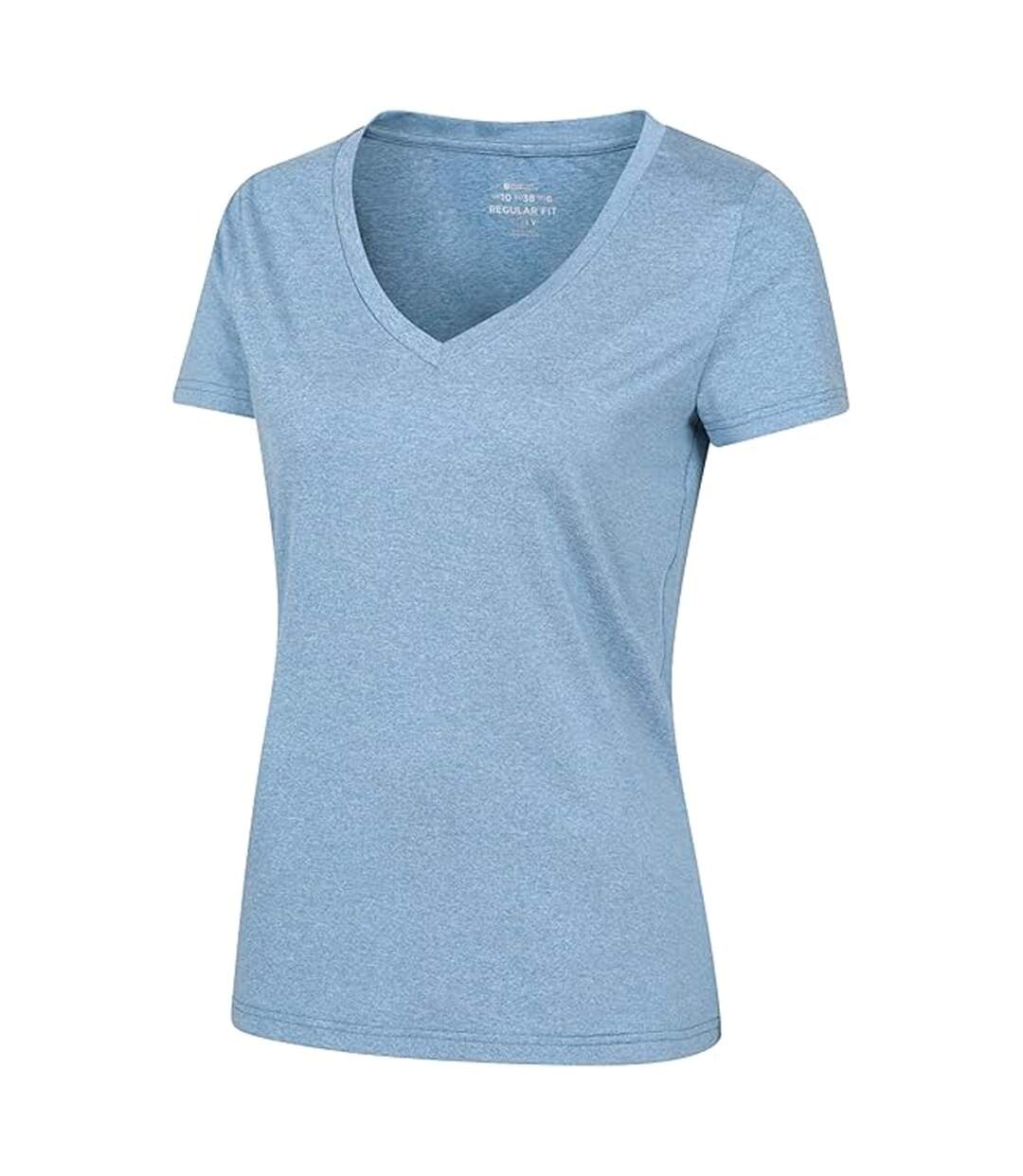 T-shirt Vitality Femme Bleu Mountain Warehouse-3