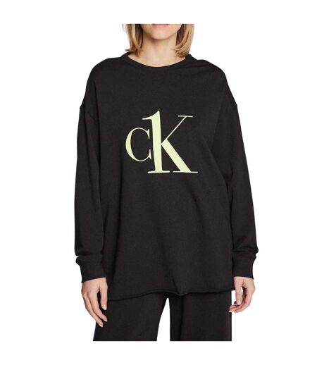 Sweat Motif/style Logo Femme Noir Calvin Klein