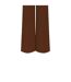 Womens/ladies Textured Wide Leg Trousers Chocolate I Saw It First-3
