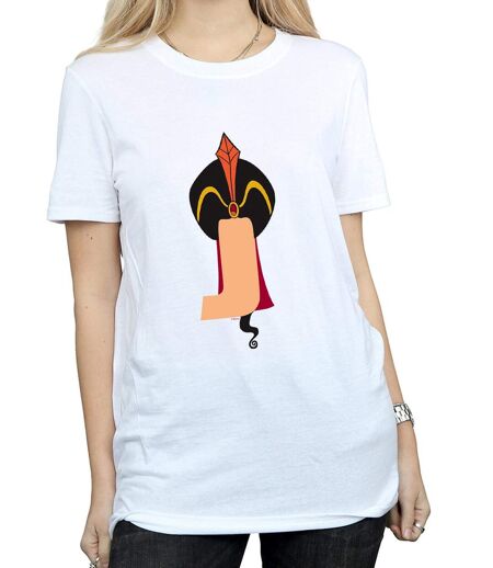Disney - T-shirt ALPHABET J IS FOR JAFAR - Femme (Blanc) - UTBI16844
