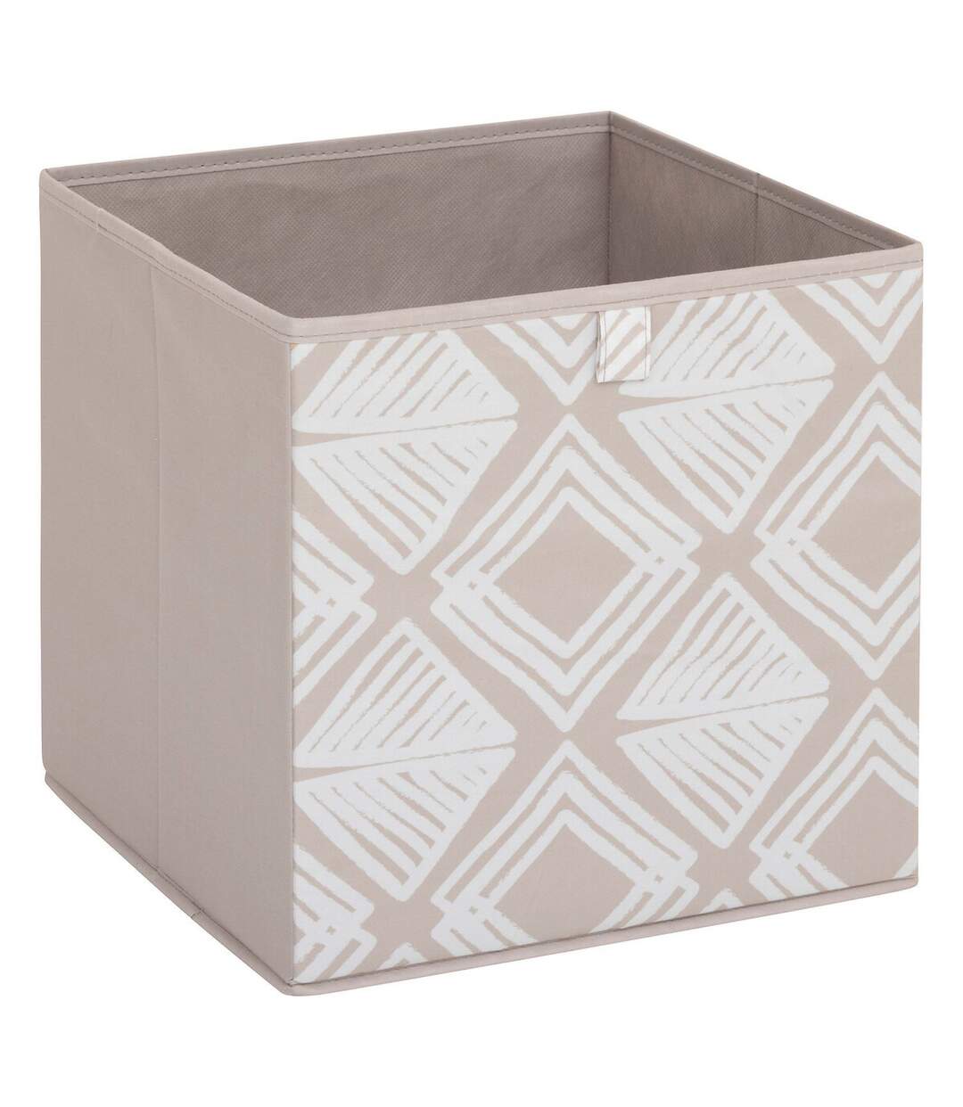Lot de 2 boites de rangement BOHEMA - L. 31 x l.31 x H. 31 cm - Beige-2