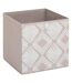 Lot de 2 boites de rangement BOHEMA - L. 31 x l.31 x H. 31 cm - Beige-2