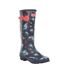 Bottes De Pluie Fairweather Femme Bleu Marine Rouge Regatta-1