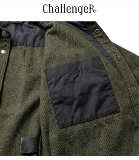 CHALLENGER BALTHUS1 — Surchemise flanelle vert/kaki : la chaleur décontractée au quotidien