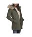 Doudoune kaki femme only fresh-1