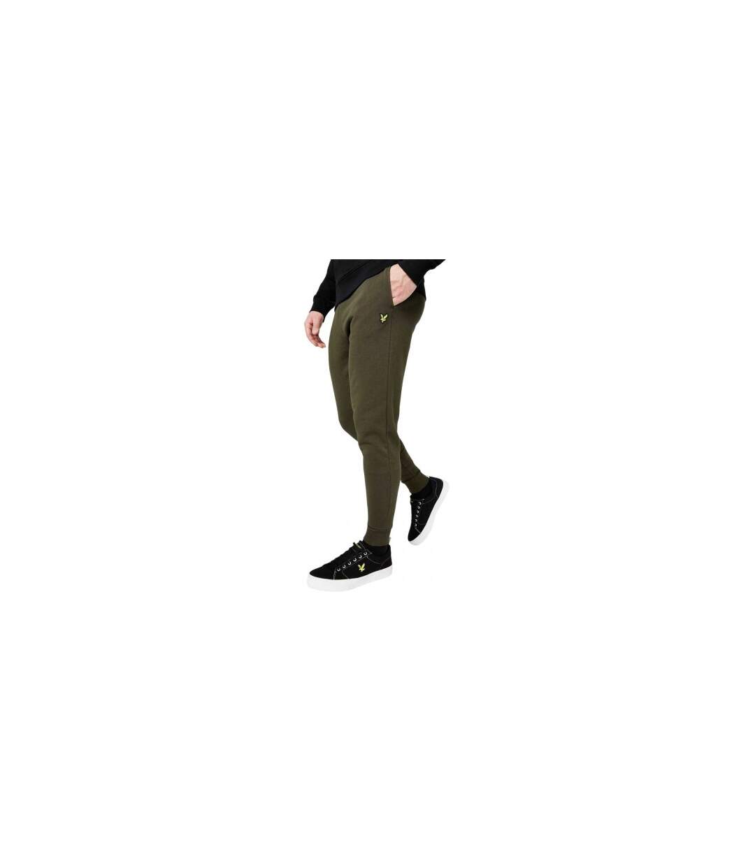Pantalon De Jogging Uni Et Moulant Homme Kaki Lyle & Scott-1