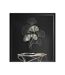 Décoration Murale en Métal Goxy 86cm Argent-5