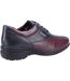 Cotswold Womens/Ladies Salford 2 Leather Oxford Shoes (Navy/Bordeaux Red) - UTFS8484