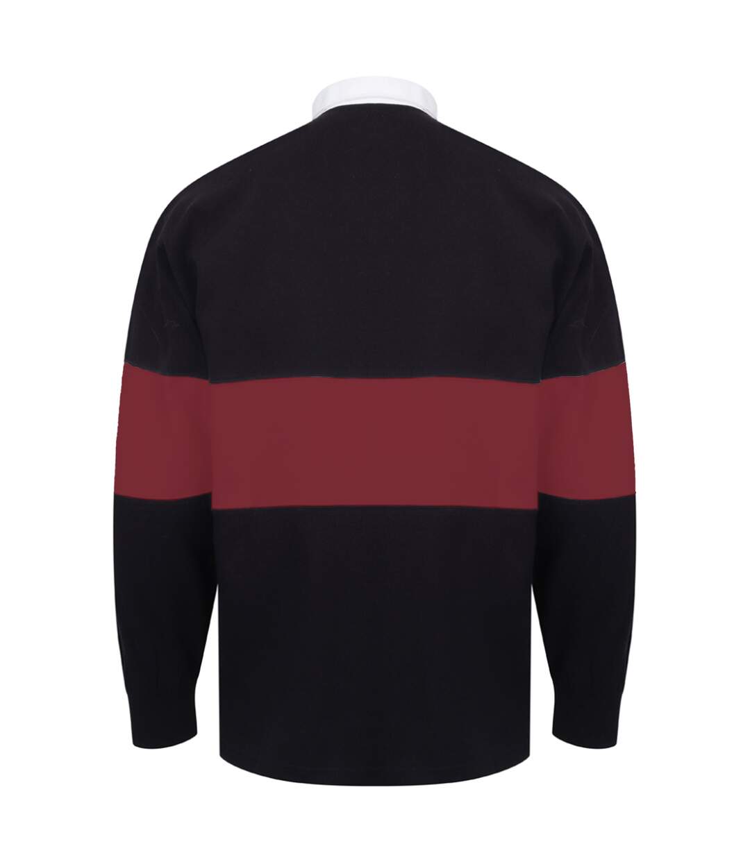 Haut de rugby adulte bleu marine / bordeaux Front Row