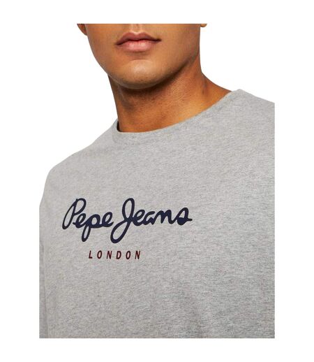 T-shirt Manches Longues Homme Gris Pepe Jeans