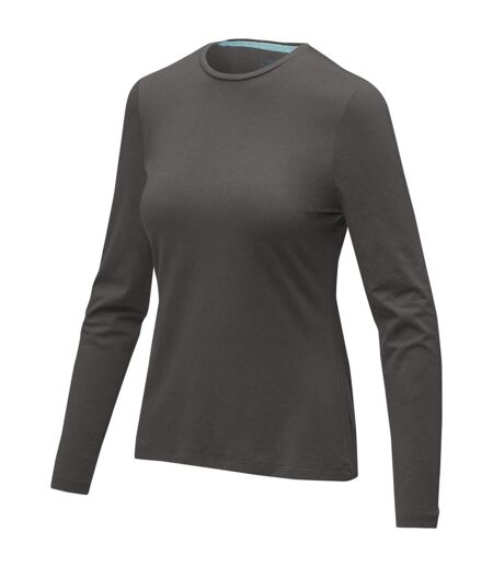 Elevate Womens/Ladies Ponoka Long Sleeve T-Shirt (Storm Grey)