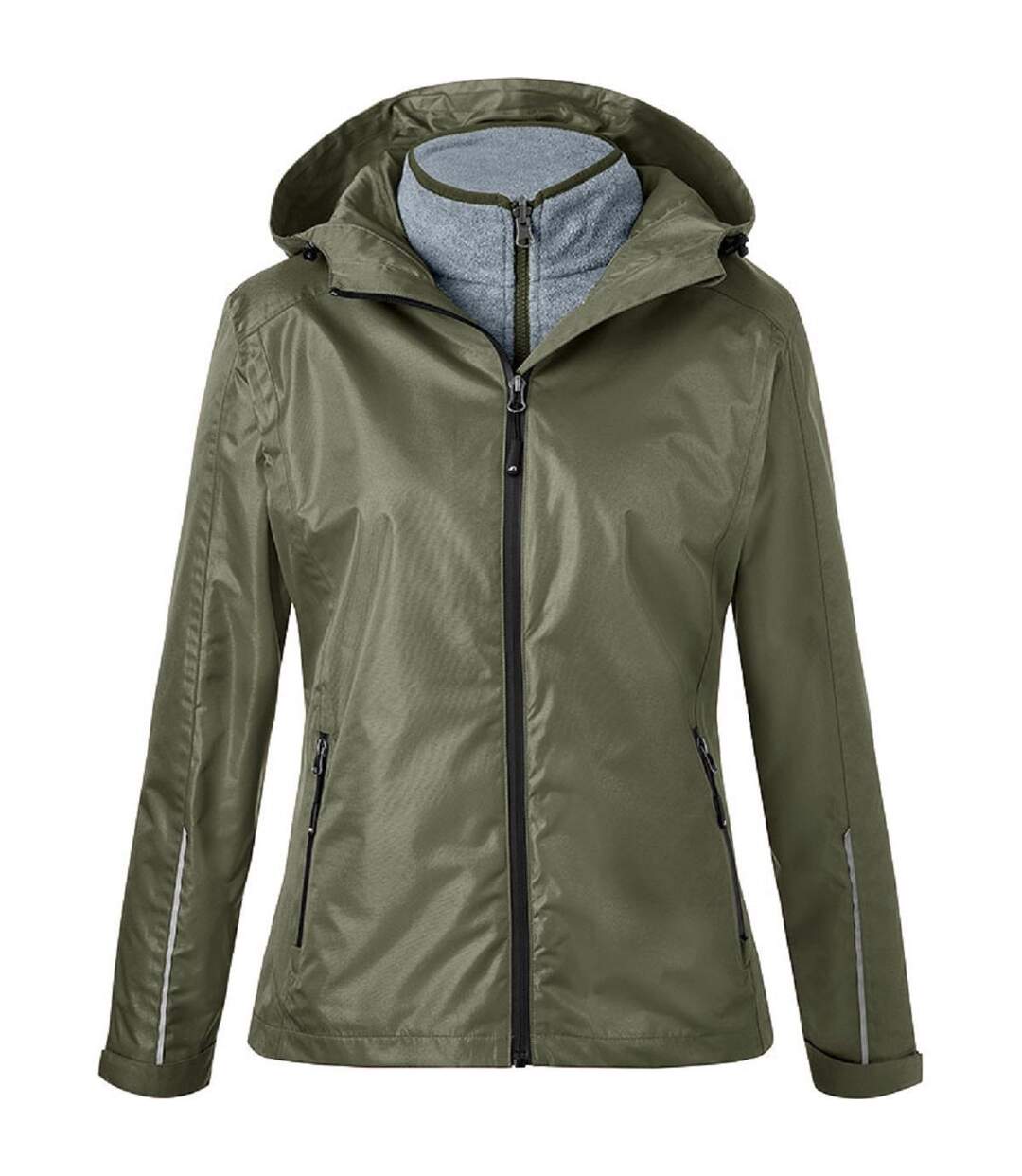 Veste polyvalente 3 en 1 - Femme - JN1153 - vert olive