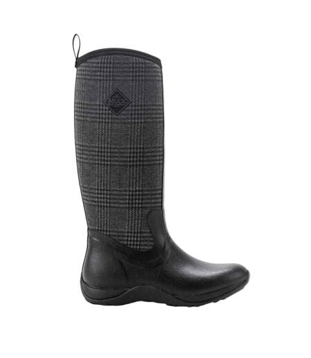 Womens/ladies Arctic Adventure Wellington Boots Black Muck Boots