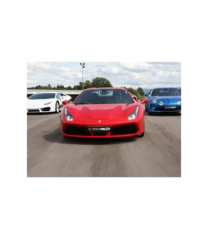 Pilotage 2 tours du circuit Geoparc au volant d'une Lamborghini, d'une Ferrari ou d'une Porsche - SMARTBOX - Coffret Cadeau Sport & Aventure