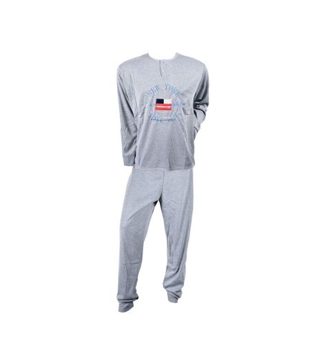 Pyjama Homme Long SWEET SECRET Q2752 NEW YORK GRIS