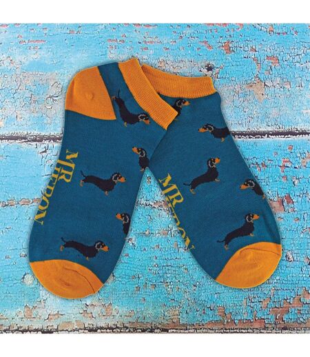 1 Pack Mens Animal Themed Bamboo Trainer Socks