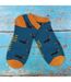 1 Pack Mens Animal Themed Bamboo Trainer Socks-3
