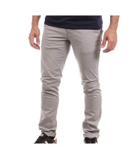 Pantalon chino gris clair homme paname brothers costa - 29