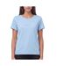 T-Shirt bleu femme teddy smith ribelles-1