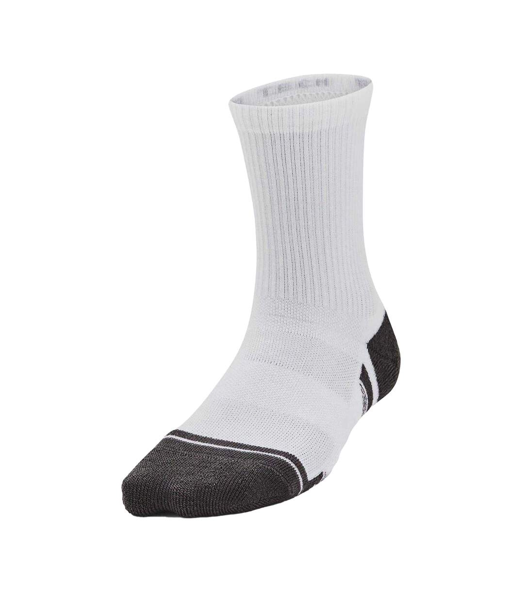 Pack Of 3  Unisex Adult Logo Crew Socks  White Under Armour-4