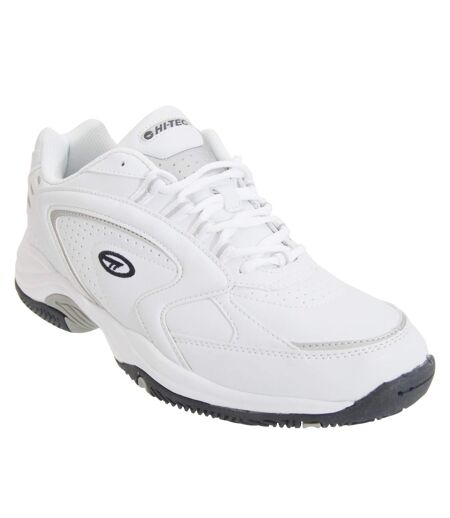 Hi-Tec Mens Blast Lite Lace Up Trainers (White/Navy) - UTDF1159