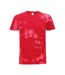 Colortone Unisex Bleached Out T-Shirt (Red) - UTRW5984